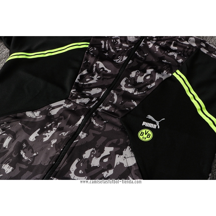 Chandal de Chaqueta del Borussia Dortmund 2021 2022 Negro